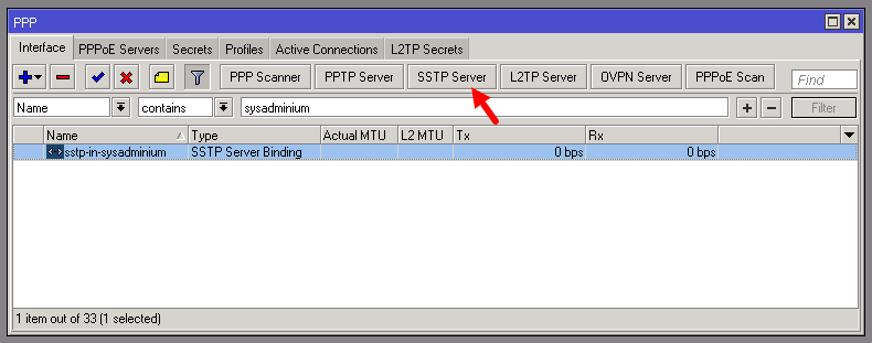 Настройка и включение SSTP сервера на MikroTik